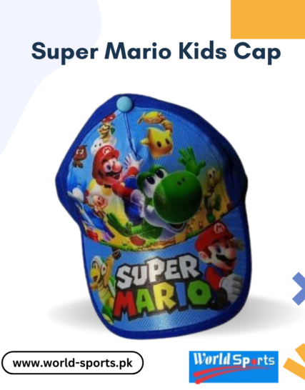 Super Mario Kids Cap | Mario Themed Hat for Boys & Girls