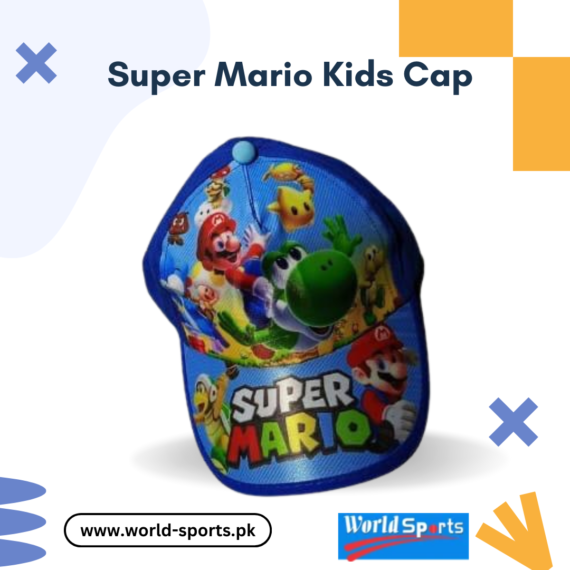 Super Mario Kids Cap | Mario Themed Hat for Boys & Girls