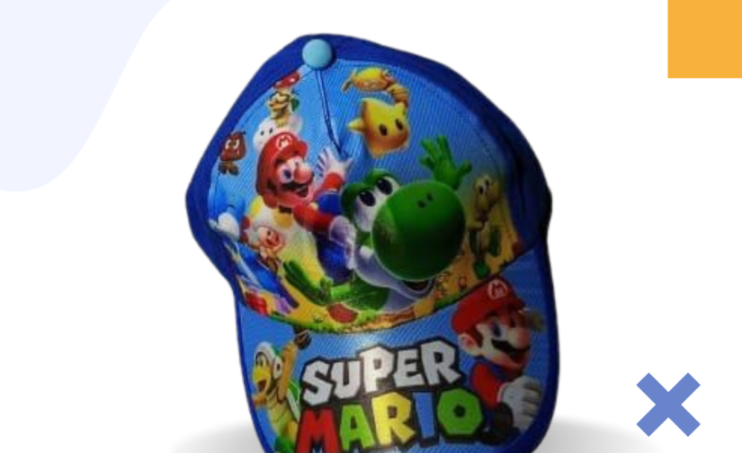 Super Mario Kids Cap | Mario Themed Hat for Boys & Girls