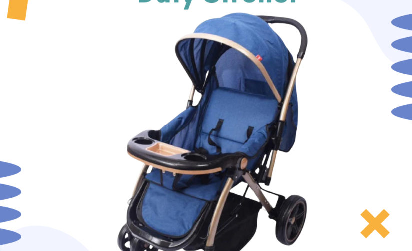 6-Wheel Heavy Duty Baby Stroller | All-Terrain Design