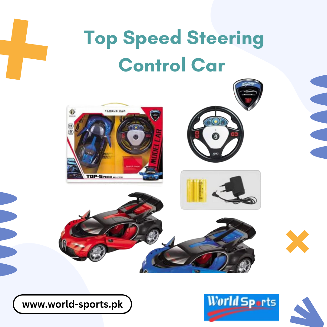 Top Speed Steering Control Car | High-Speed RC Car with Precise Steering