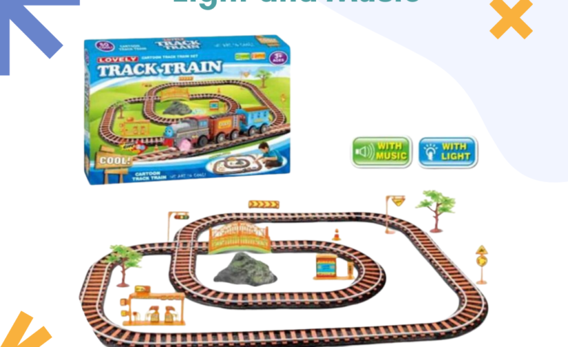 Train Track with Light and Music | Fun & Educational Toy for Kids