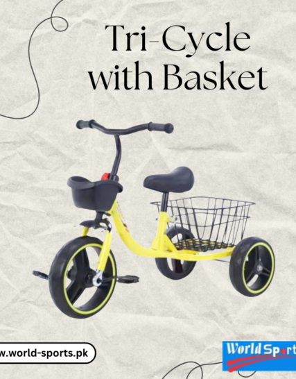 Tri-Cycle with Basket | Sturdy & Stylish Ride-On for Kids