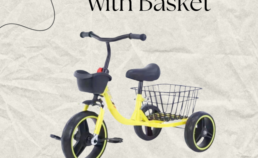 Tri-Cycle with Basket | Sturdy & Stylish Ride-On for Kids