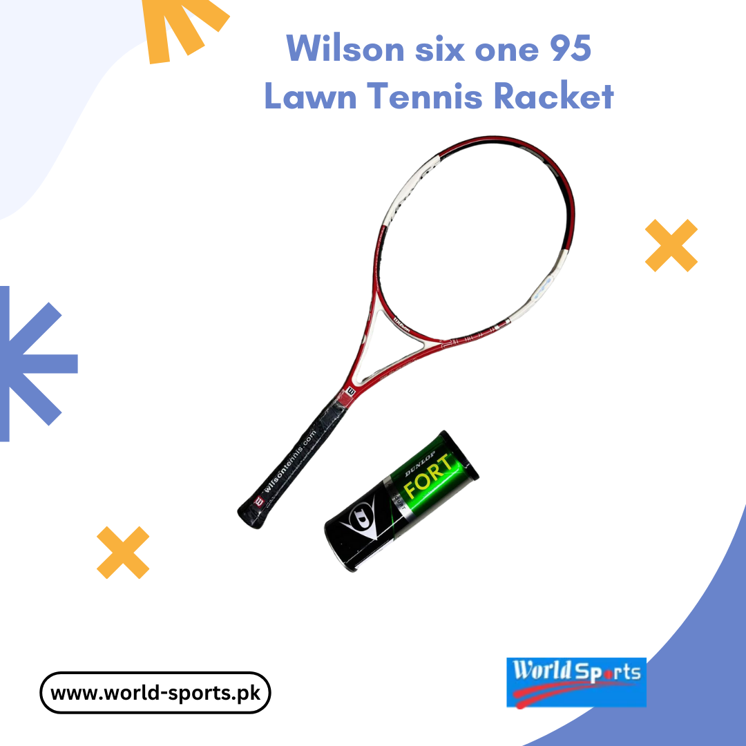 Wilson Six One 95 Lawn Tennis Racket – Precision, Control & Power for Advanced Players