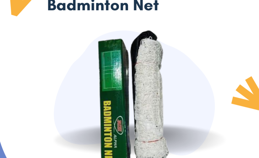 Jazee Alpha Badminton Net | Durable & Portable Net for Indoor and Outdoor Games