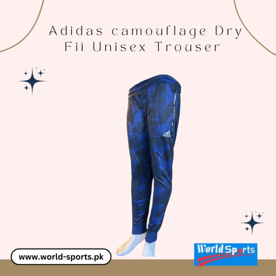 Adidas Camouflage Dry Fit Unisex Trouser – Stylish, Breathable, and Performance-Ready Activewear