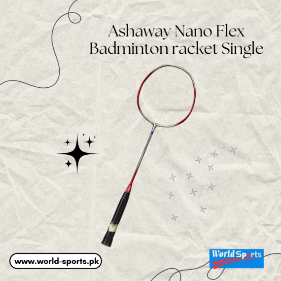 Ashaway Nano Flex Badminton Racket Single – Lightweight High-Performance Racket for All Skill Levels