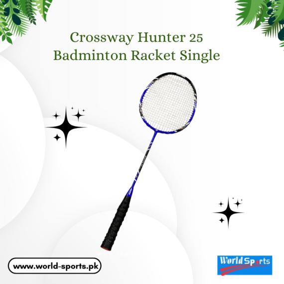 Crossway Hunter 25 Badminton Racket Single – Lightweight and Durable Racket for Superior Gameplay