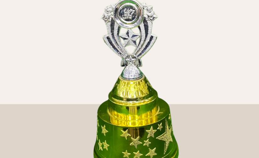 GT M-3 Award Silver with Gold Base Plastic Trophy – Elegant Recognition Award for Sports, Academic, and Corporate Achievements