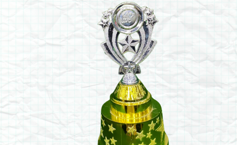 GT M-4 Award Silver with Gold Base Plastic Trophy – Premium Recognition Award for Sports, Academic, and Corporate Achievements