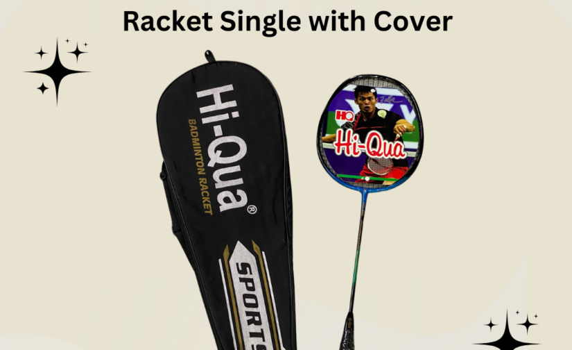 Hi-Qua 800 Replica Badminton Racket Single with Cover – High-Performance Racket for Recreational and Competitive Play