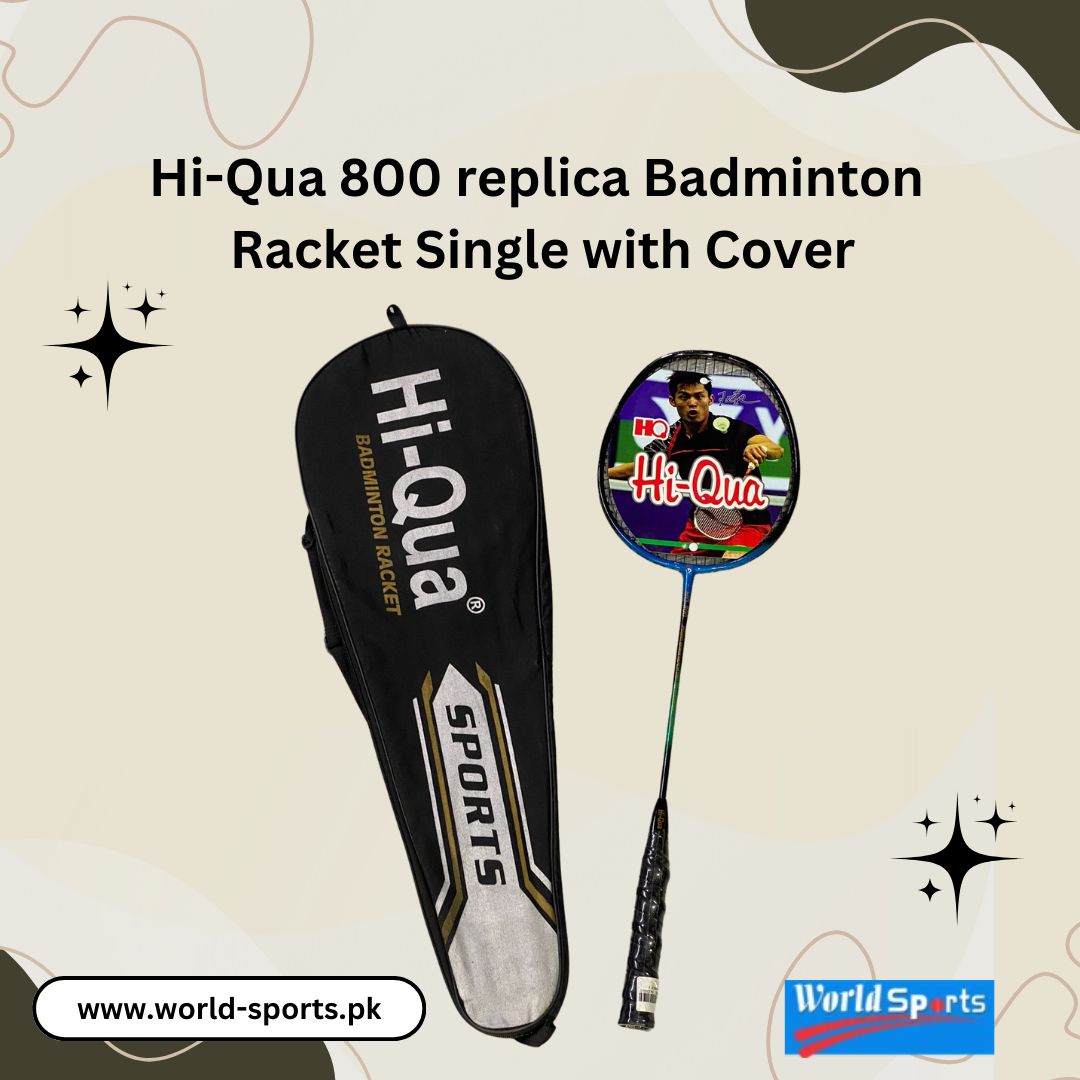 Hi-Qua 800 Replica Badminton Racket Single with Cover – High-Performance Racket for Recreational and Competitive Play