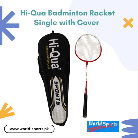 Hi-Qua Badminton Racket Single with Cover – High-Quality, Durable Racket for Recreational and Competitive Play