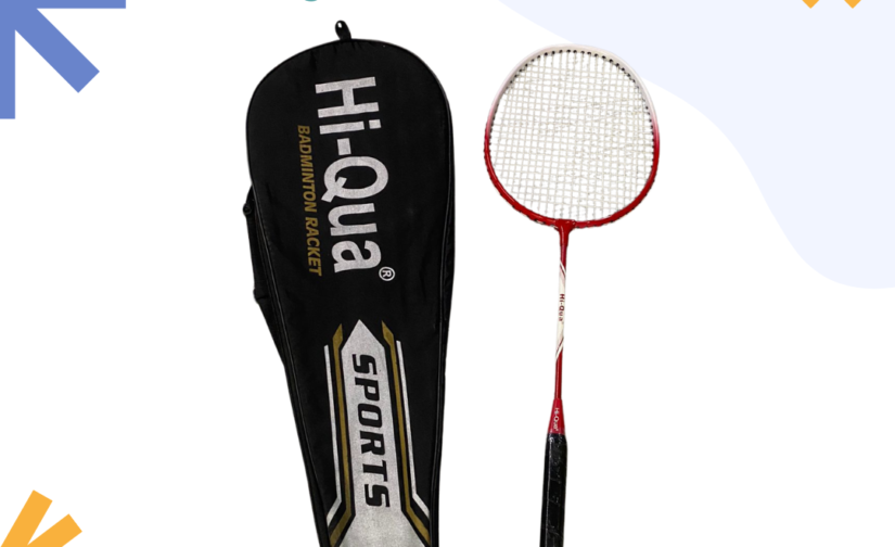 Hi-Qua Badminton Racket Single with Cover – High-Quality, Durable Racket for Recreational and Competitive Play