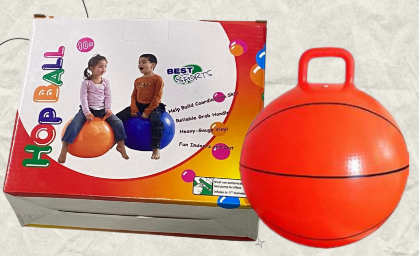 Hop Ball 45cm – Durable Bouncing Ball for Kids & Adults