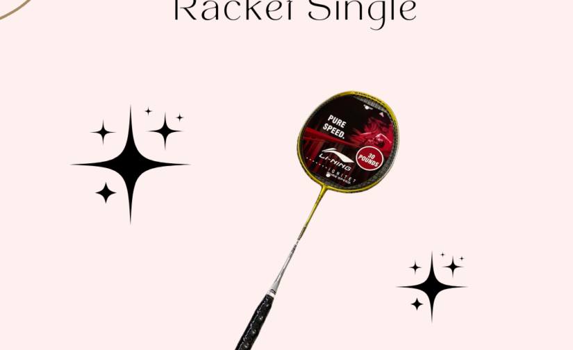 Li-Ning N80 Badminton Racket Single – Advanced Lightweight Racket for Power and Precision