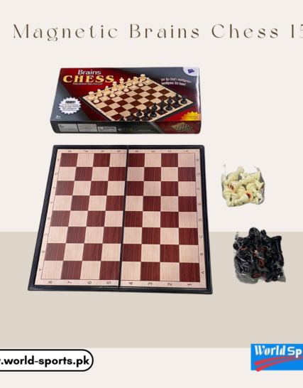 Magnetic Brains Chess Set 15’’ – Portable Chess Game with Magnetic Pieces