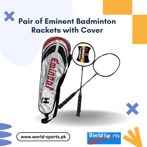 Eminent Badminton Racket Set – Pair of High-Quality Rackets with Protective Cover