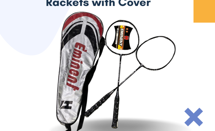 Eminent Badminton Racket Set – Pair of High-Quality Rackets with Protective Cover