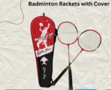 Pair of Little Fish F12-21 Badminton Rackets with Cover – Lightweight and Durable Rackets for Precision and Power