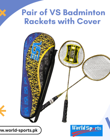 VS Badminton Racket Set – Pair of Durable, High-Performance Rackets with Protective Cover