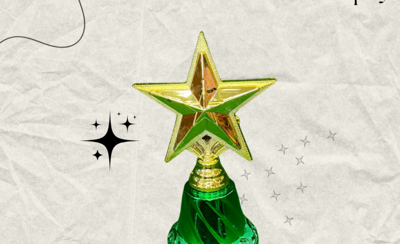 Star Award Golden with Color Base Plastic Trophy – Premium Achievement & Excellence Award