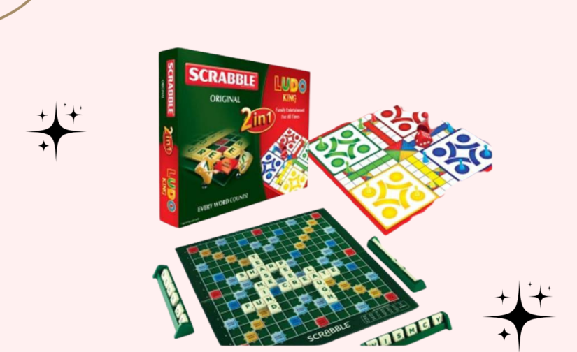 2-in-1 Ludo & Scrabble Board Game Set – Fun for Family and Friends