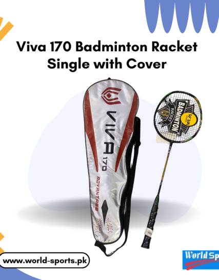 Viva 170 Badminton Racket Single with Cover – Lightweight and Durable for Consistent Performance