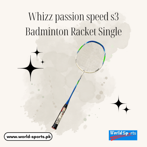 Whizz Passion Speed S3 Badminton Racket Single – Lightweight and High-Performance Racket for Fast Gameplay