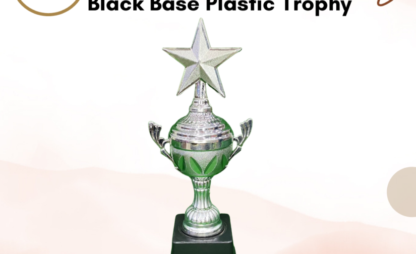 Winner Cup 10 Silver with Black Base Plastic Trophy – Elegant Award for Events and Achievements