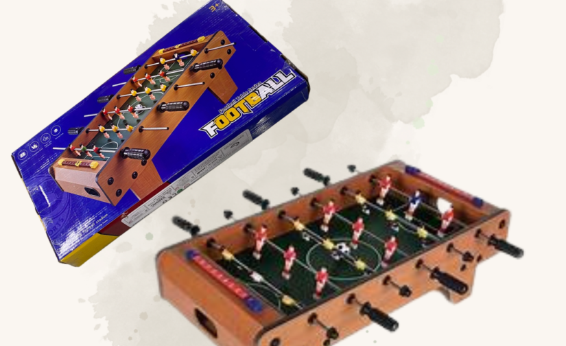 Wooden Foosball Table for Kids – Compact and Durable Indoor Soccer Game