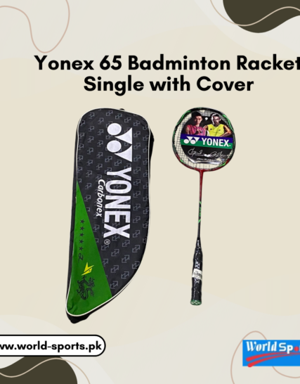 Yonex 65 Badminton Racket Single with Cover – Lightweight and Durable Racket for Precision Gameplay