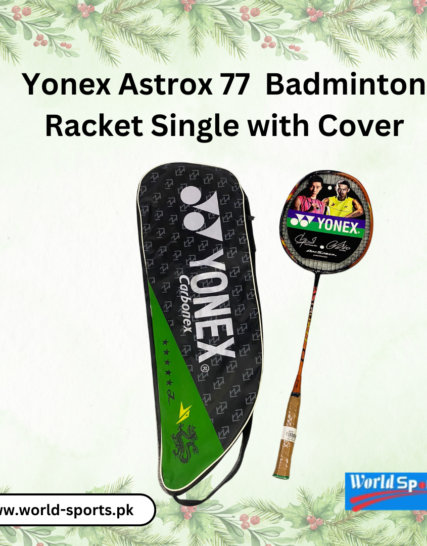 Yonex Astrox 77 Badminton Racket Single with Cover – Lightweight, High-Performance Racket for Power and Precision