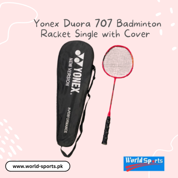 Yonex Duora 707 Badminton Racket Single with Cover – Precision and Power for Versatile Gameplay