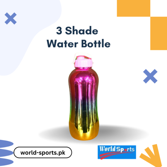 3 Shade Water Bottle - Stylish, BPA-Free, Leak-Proof, and Ergonomic Hydration Solution
