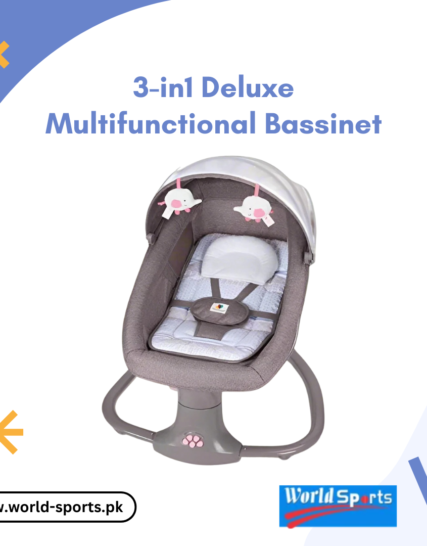 3-in-1 Deluxe Multifunctional Bassinet | Portable Baby Swing, Bouncer, and Rocker Chair