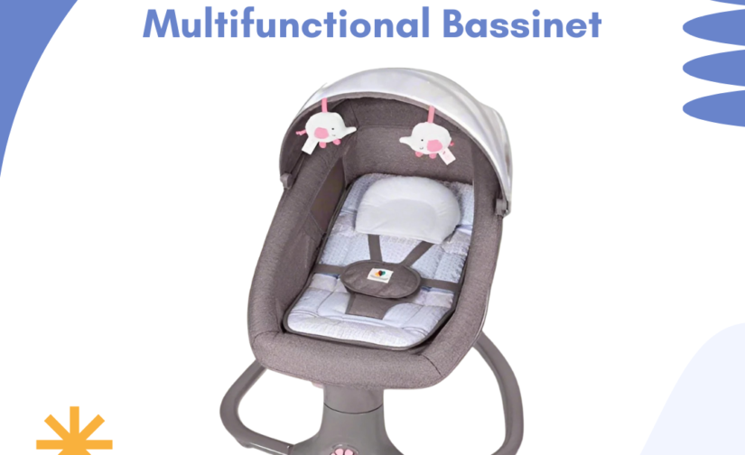 3-in-1 Deluxe Multifunctional Bassinet | Portable Baby Swing, Bouncer, and Rocker Chair