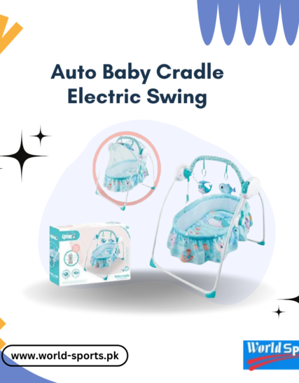 Auto Baby Cradle Electric Swing | Portable & Durable Baby Swing with Remote Control