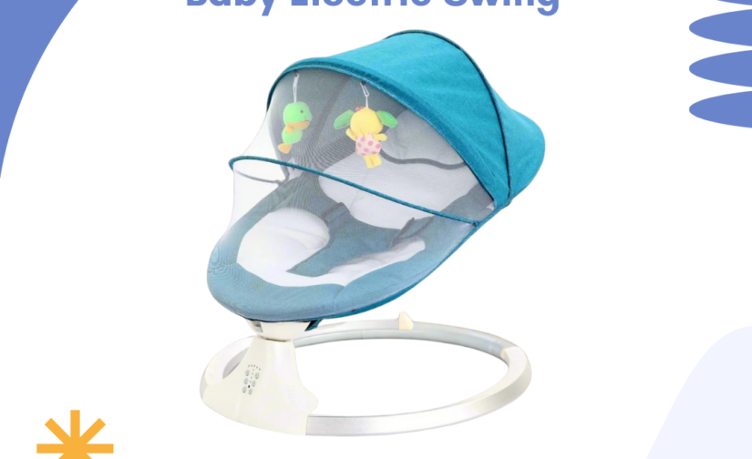 Baby Electric Swing | Soothing Motion for Infants | Comfortable, Secure, and Safe Baby Swing