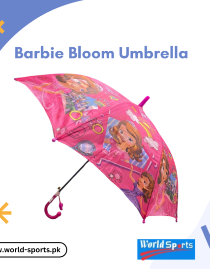 Barbie Bloom Umbrella - Stylish and Durable Floral Barbie-Themed Umbrella for Kids