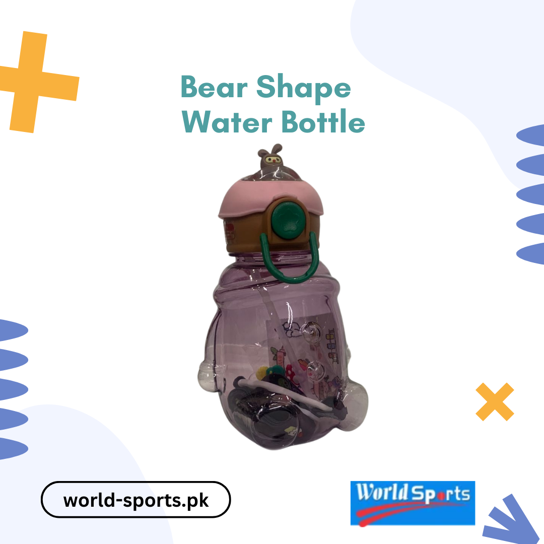 Bear Shape Water Bottle - 500ml BPA-Free, Cute and Durable Hydration Bottle for Kids and Animal Lovers