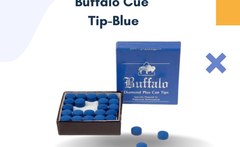 Buffalo Cue Tip - Blue | High-Performance Billiard Cue Tip for Precision and Control