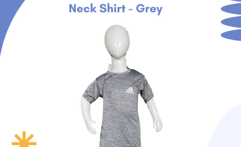 CDP Interlock Half Sleeve Round Neck Shirt - Grey | Classic Style and Premium Comfort