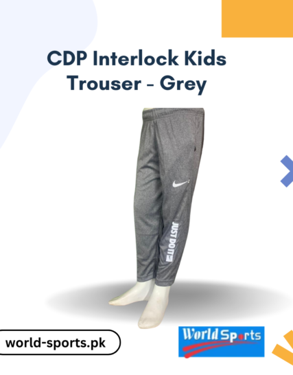 CDP Interlock Kids Trouser - Grey | Comfortable, Stretchable, and Durable
