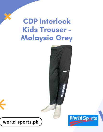 CDP Interlock Kids Trouser - Malaysia Grey | Soft, Durable, and Stylish