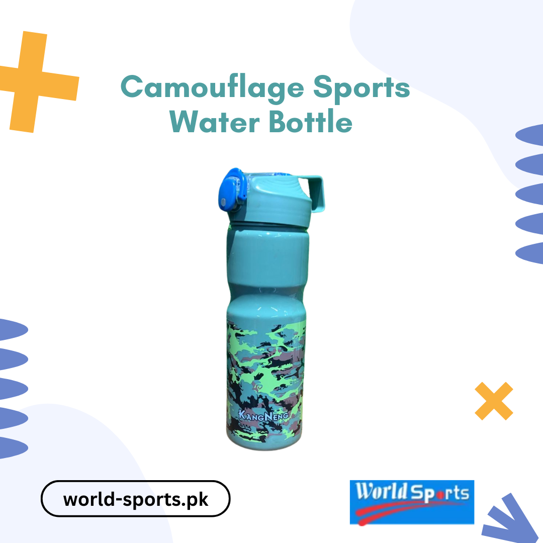 Camouflage Sports Water Bottle , BPA-Free, Leak-Proof, Durable & Stylish Hydration Solution