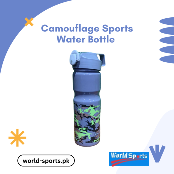 Camouflage Sports Water Bottle , BPA-Free, Leak-Proof, Ergonomic, Durable Hydration Bottle for Active Lifestyles