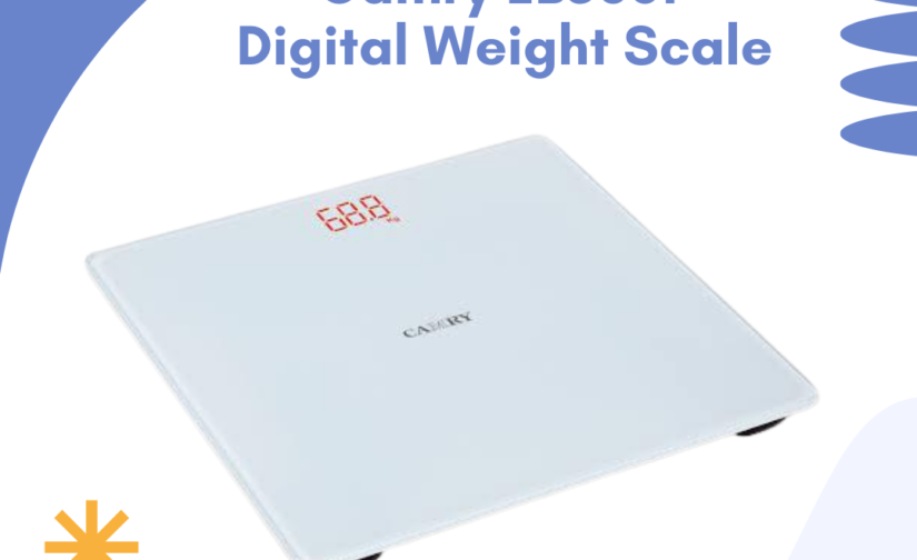 Camry EB5681 Digital Weight Scale – Accurate Bathroom Scale with LCD Display and Tempered Glass