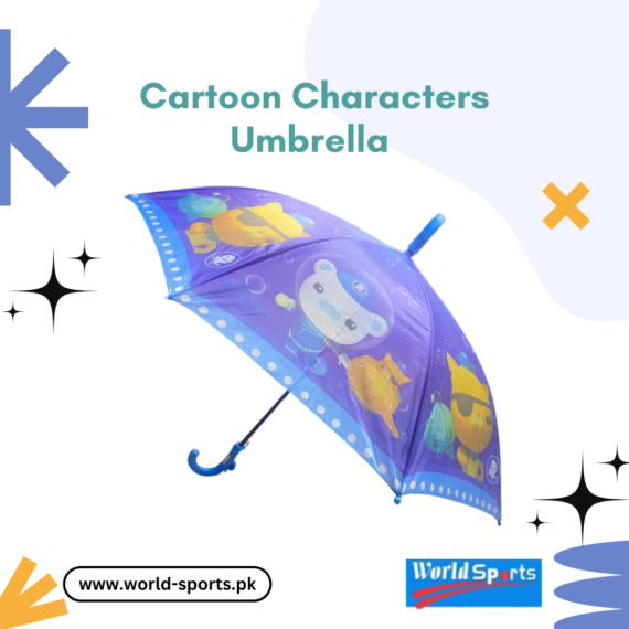 Cartoon Characters Umbrella - Fun and Durable Kids Umbrella with Favorite Character Designs